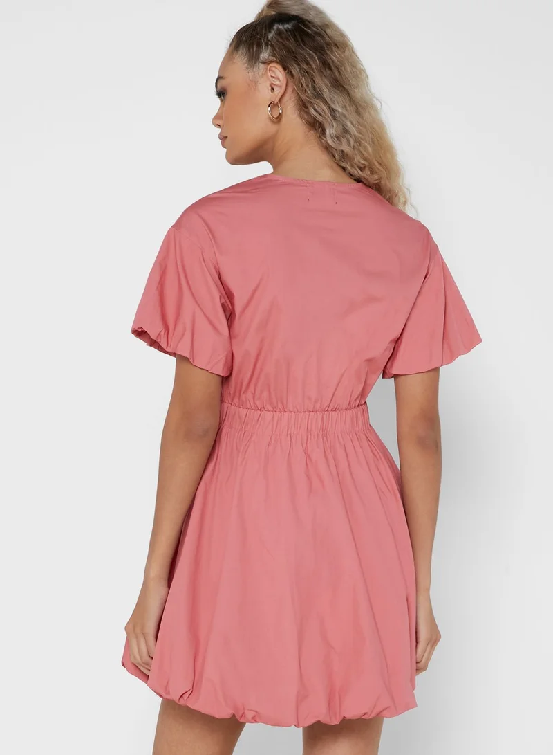 Ginger Scrunch Waist Dress