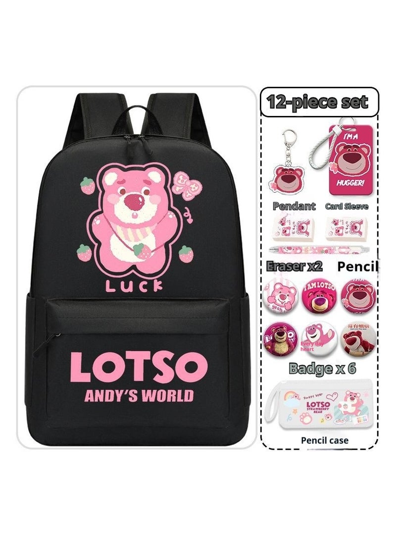general 13-Piece Cartoon Lotso Backpack Set - Image 1