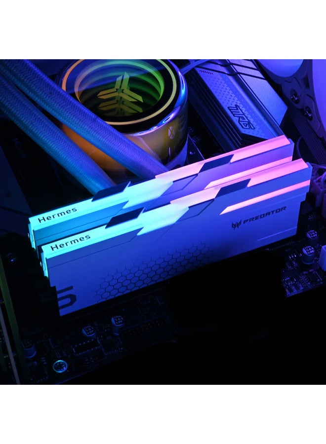 Predator 48g Kit Ddr5 6000mhz Desktop Memory Module Hermes Ice Blade Series Rgb Light Bar Obsidian Black Ai Computer Component - Image 2