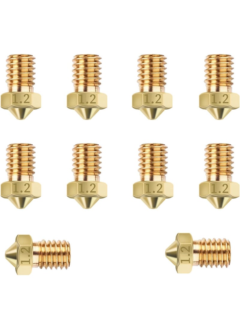 Aopin Aopin M6 175mm Extruders Nozzles 3D Printer 12mm  0047 Brass 3D Printer Extruders Nozzles 10 Pcs  - Image 1