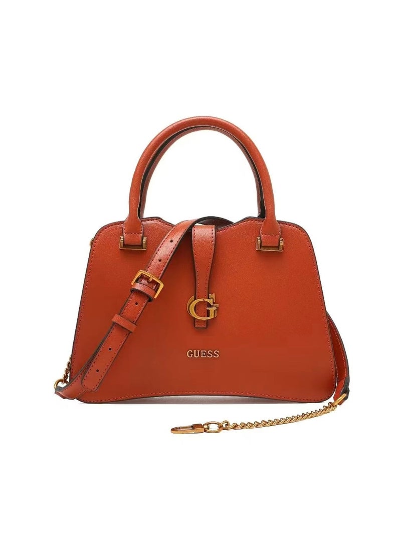 GUESS Brown Simple And Stylish One-shoulder Crossbody Women's Handbag 34×9×22CM 