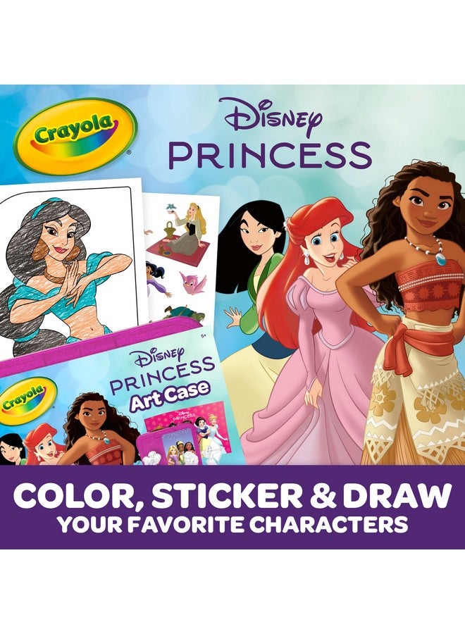 Crayola Disney Princess Art Case (75ct) Art Kit for Kids, Art Supplies, Disney Coloring Set, Disney Toys, Gift for Girls & Boys - Image 5