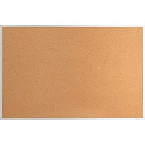 Lorell Aluminum Frame Cork Board, 18" x 24" - Image 1