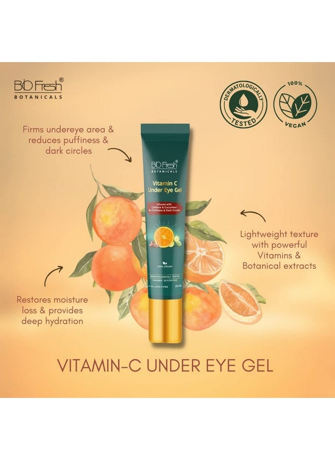 BIOFRESH - Biofresh Botanicals Vitamin C Under Eye Gelcontain Caffeine Cucumber & Green Teano Parabens No Silicon No Sulphate Addedsuitable For All Skin Types - Image 1