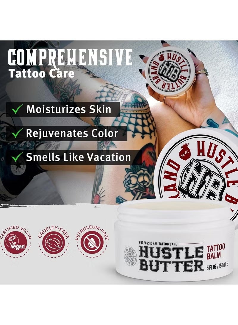 hustle butter deluxe Tattoo Aftercare 5oz Tattoo Balm, Heals + Protects New Tattoos and Rejuvenates Older Tattoos - 100% Vegan Cream No-Petroleum - Image 5