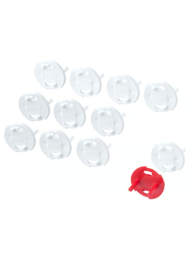 Child Safety Plug Covers – White Outlet Protectors for Baby & Toddler Safety – Electrical Socket Caps for Home Protection – Durable, Easy-to-Install Plug Safety Covers (White)  - Image 1