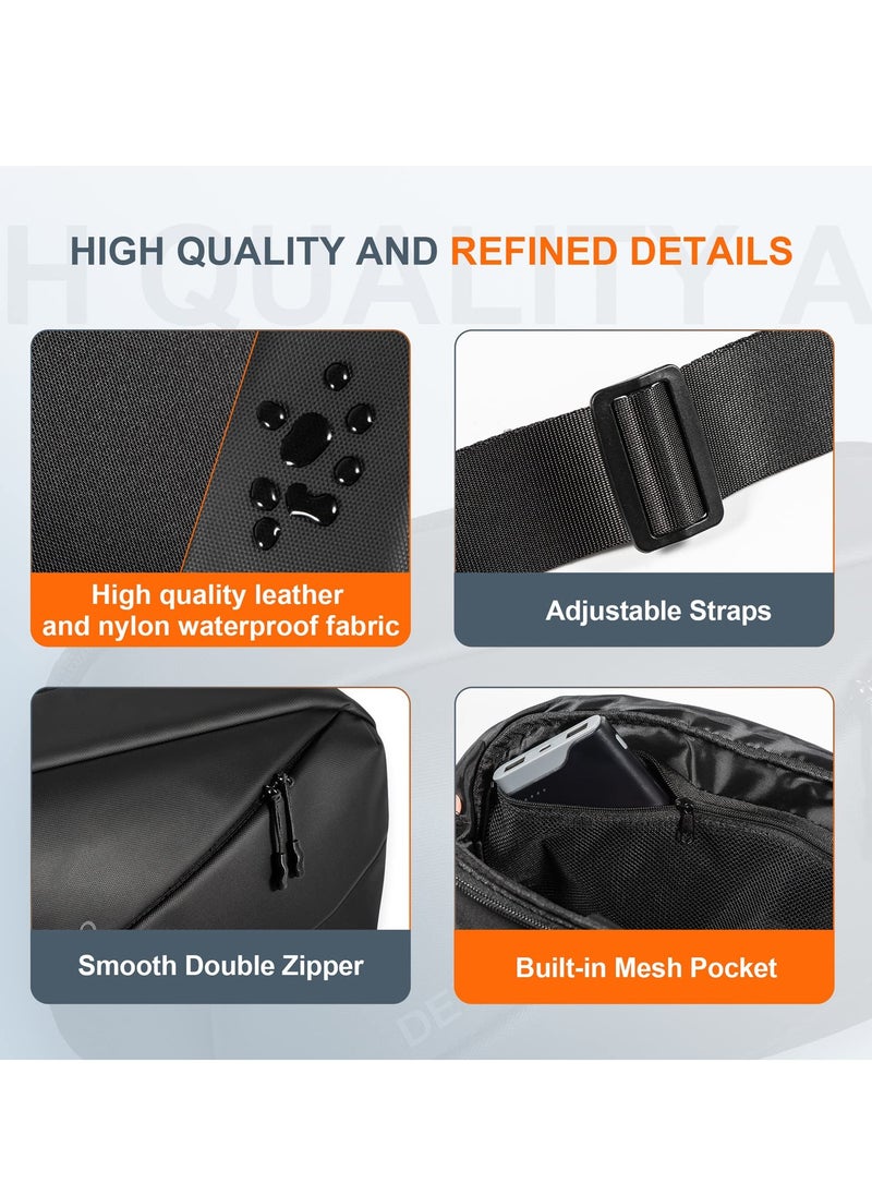 SYOSI - Carrying Case for Steam Deck Console & Accessories, Storage Bag for ASUS ROG Ally, Protective Shoulder Bag Pouch with Pockets Fit Console, AC Adapter,Original Dock, Lightweight Bag for Travel - Image 1