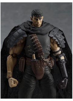 General 17cm Anime Figure Berserk Guts Swordsman Assemble Change Face Far Images PVC Action Model Figure Toy Gift  - Image 3