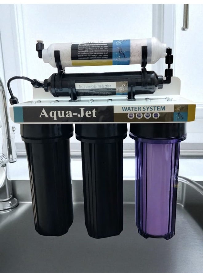 سول فلتر مياه 5 مراحل اكوا جيت الاسود - Image 2