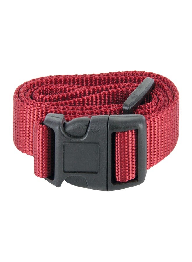بيت سيف حزام بديل لطوق PetSafe مقاس 3/4 بوصة بلون أحمر صدئ، بدون ثقوب - حزام قابل للتعديل - تصميم من النايلون المتين - مشبك سريع الفتح - متوافق مع أطواق السياج اللاسلكي وأطواق منع النباح - 30 بوصة - أحمر صدئ - Image 1