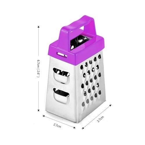 GOODFEER Mini Cheese Grater, 3pcs Stainless Steel Small Box Graters for Kitchen Slicer for Garlic Ginger Vegetable, Pack of 3 - Image 3