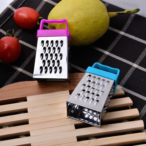 GOODFEER Mini Cheese Grater, 3pcs Stainless Steel Small Box Graters for Kitchen Slicer for Garlic Ginger Vegetable, Pack of 3 - Image 5