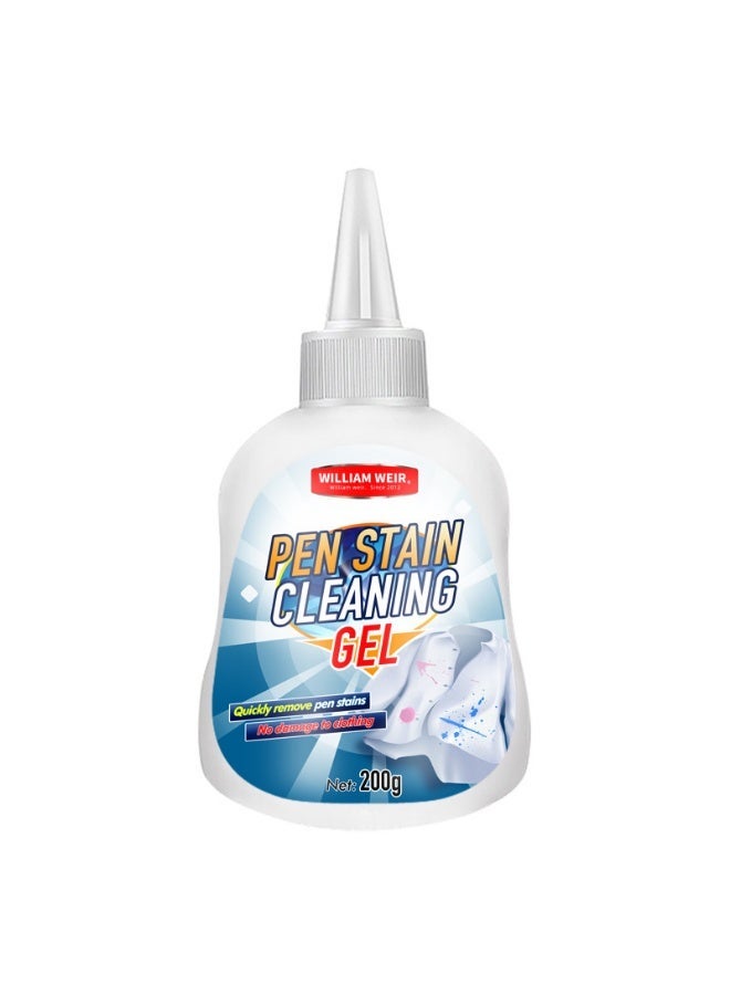 WILLIAM WEIR 200g Ink Spot Stain Remover Gel Cleaner for Clothes - Removes Ink, Ballpoint, Sharpie, Grease and More, Works on Set-in Stains, Gentle but Powerful Laundry Cleaning - Image 3
