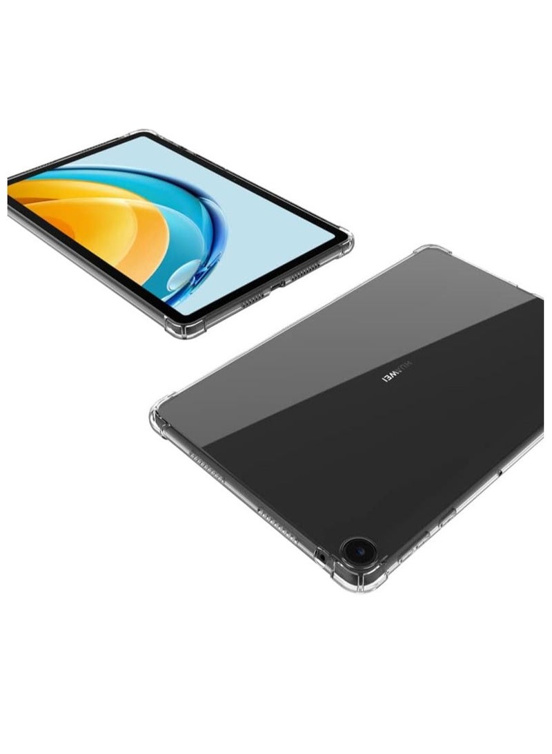 Case Compatible with Huawei MatePad SE 10.4 Inch Case, Ultra Thin Silicone Shockproof Back Cover HD Transparent TPU Protective Case - Clear Transparent - Image 3