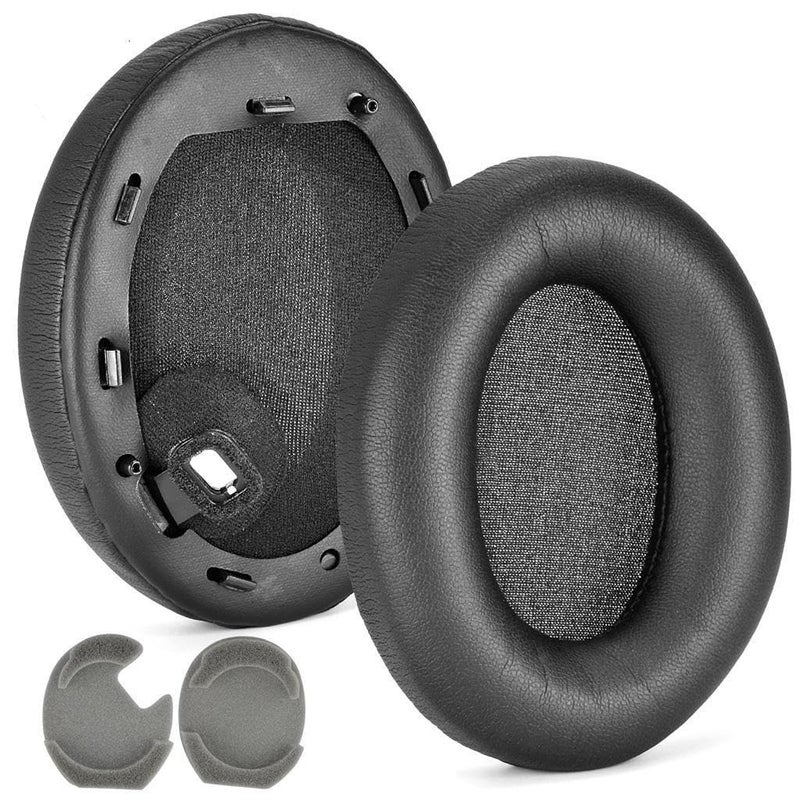 Replacement Earphone Sleeve Cushion Pad For Sony WH 1000XM4 Headphones Black - Image 1