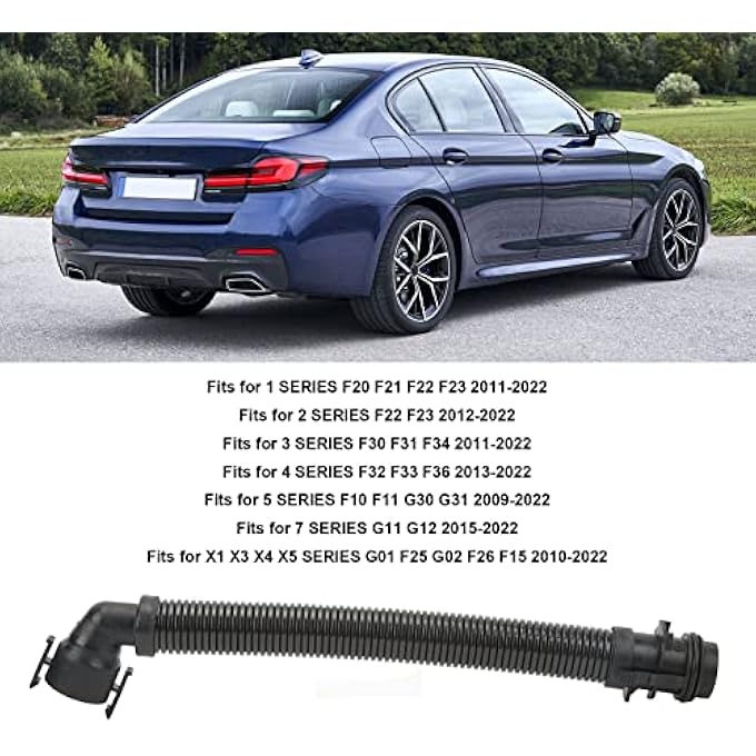 Astibym Air Intake Clean Pipe for F20 F21 F22 F23 F30 F31 F34 Enhanced Air Filter Intake Ventilation Pipe - Image 3
