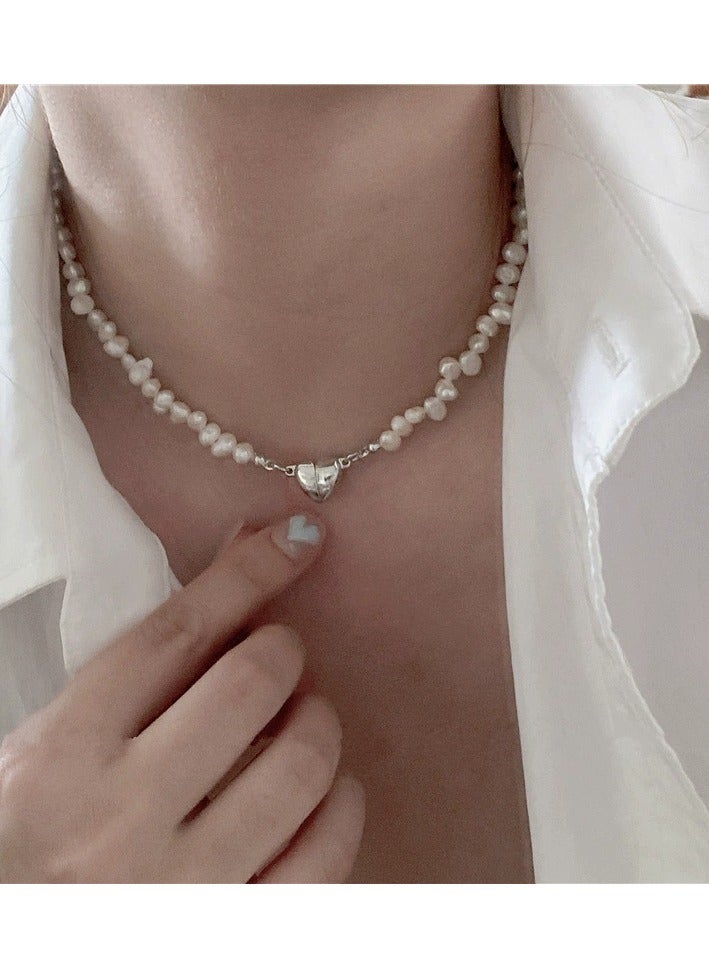 Goolsky Baroque Natural Pearl Necklace for Women – Romantic Luxury Choker, Elegant Handmade Statement Jewelry - Image 1