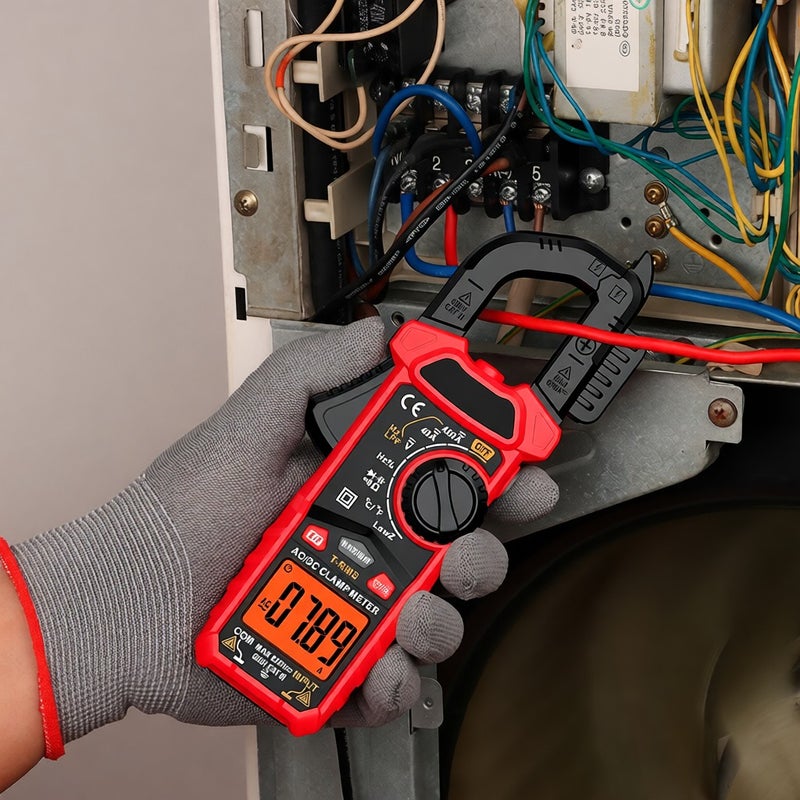 HABOTEST HT207D 4000 Counts Digital Clamp Meter Multimeter Handheld AC DC Voltage Current Voltmeter Diode Resistance Clamp Meter High-Precision Multifunctional Digital Display Clamp Meter - Image 4