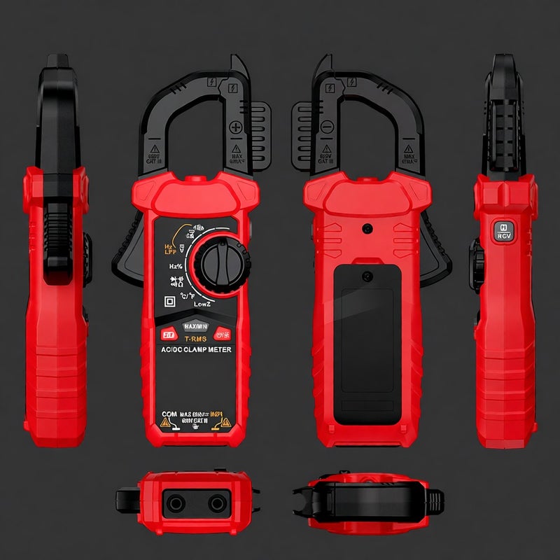 HABOTEST HT207D 4000 Counts Digital Clamp Meter Multimeter Handheld AC DC Voltage Current Voltmeter Diode Resistance Clamp Meter High-Precision Multifunctional Digital Display Clamp Meter - Image 3