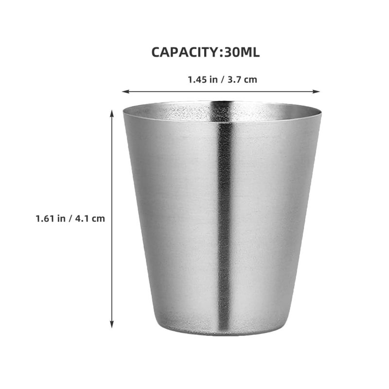 Portable Steel Wine Cups Set of 2 with Case Outdoor Camping Drinking Mugs Easy Clean Smooth Edges for Gatherings - Image 3