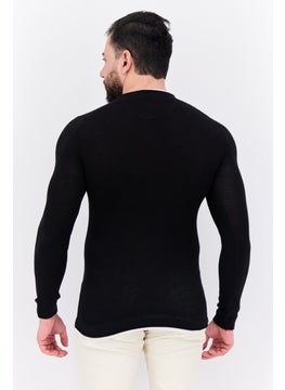 Sorbino Men Regular Fit Long Sleeves Outdoor Sweatshirt, Black  - Image 3