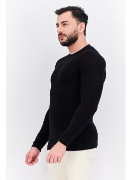Sorbino Men Regular Fit Long Sleeves Outdoor Sweatshirt, Black  - Image 2