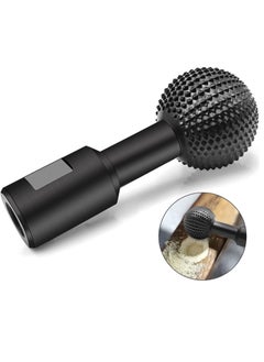 KASTWAVE Spherical Rotary Burr, Carbon Steel Wood Carving Polishing Engraving Drilling Bit Grinding Head, 14mm Spherical Grinding Head for 115/125 Angle Grinder  - Image 1