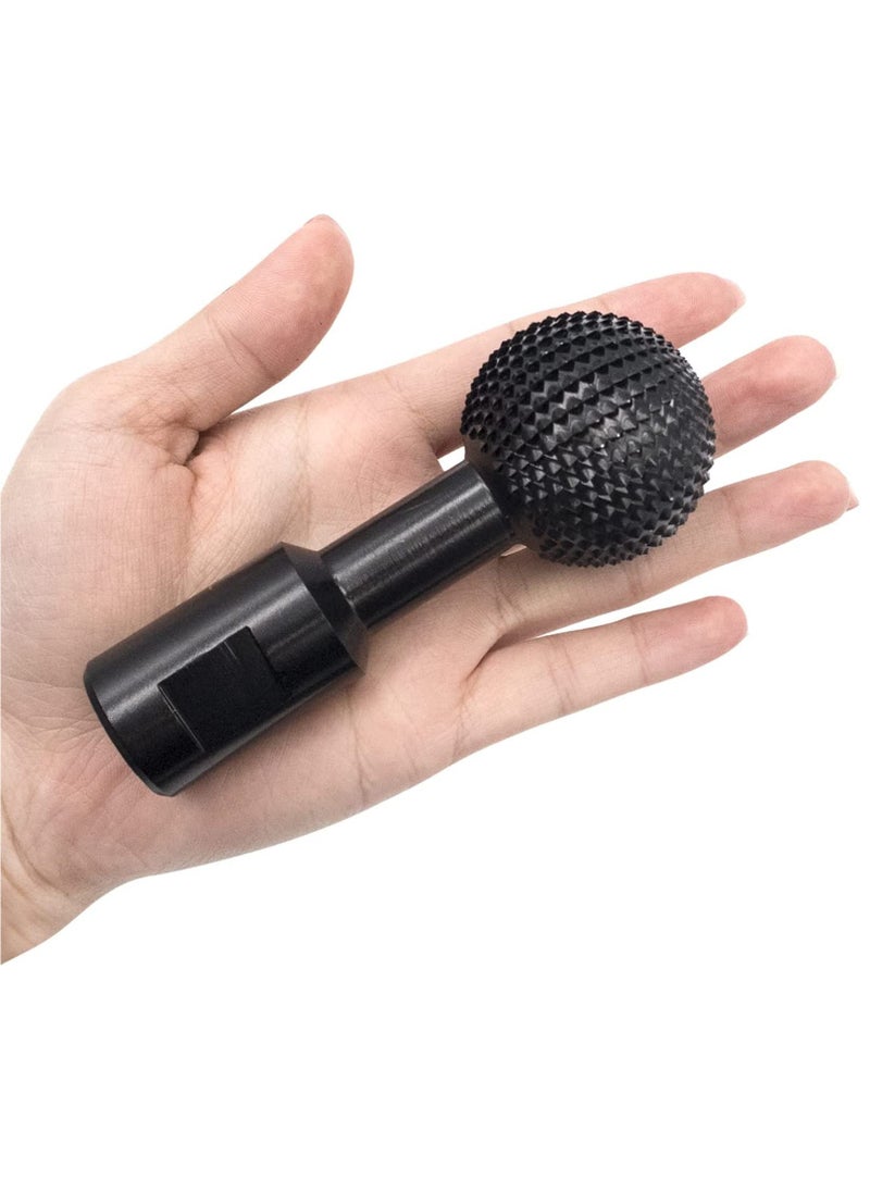 KASTWAVE Spherical Rotary Burr, Carbon Steel Wood Carving Polishing Engraving Drilling Bit Grinding Head, 14mm Spherical Grinding Head for 115/125 Angle Grinder  - Image 2