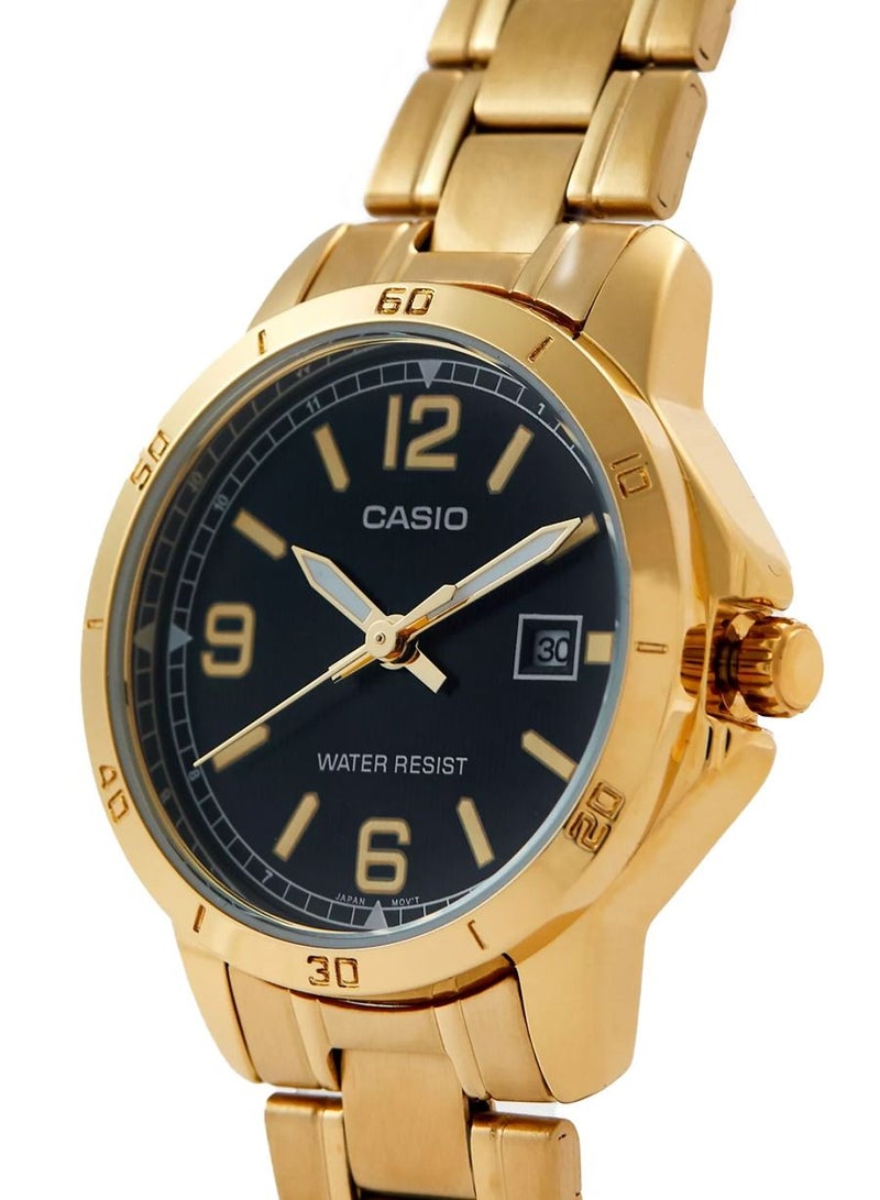 Casio Gold Stainless Steel Band Watch LTP-V004G-1BUDF - Image 2