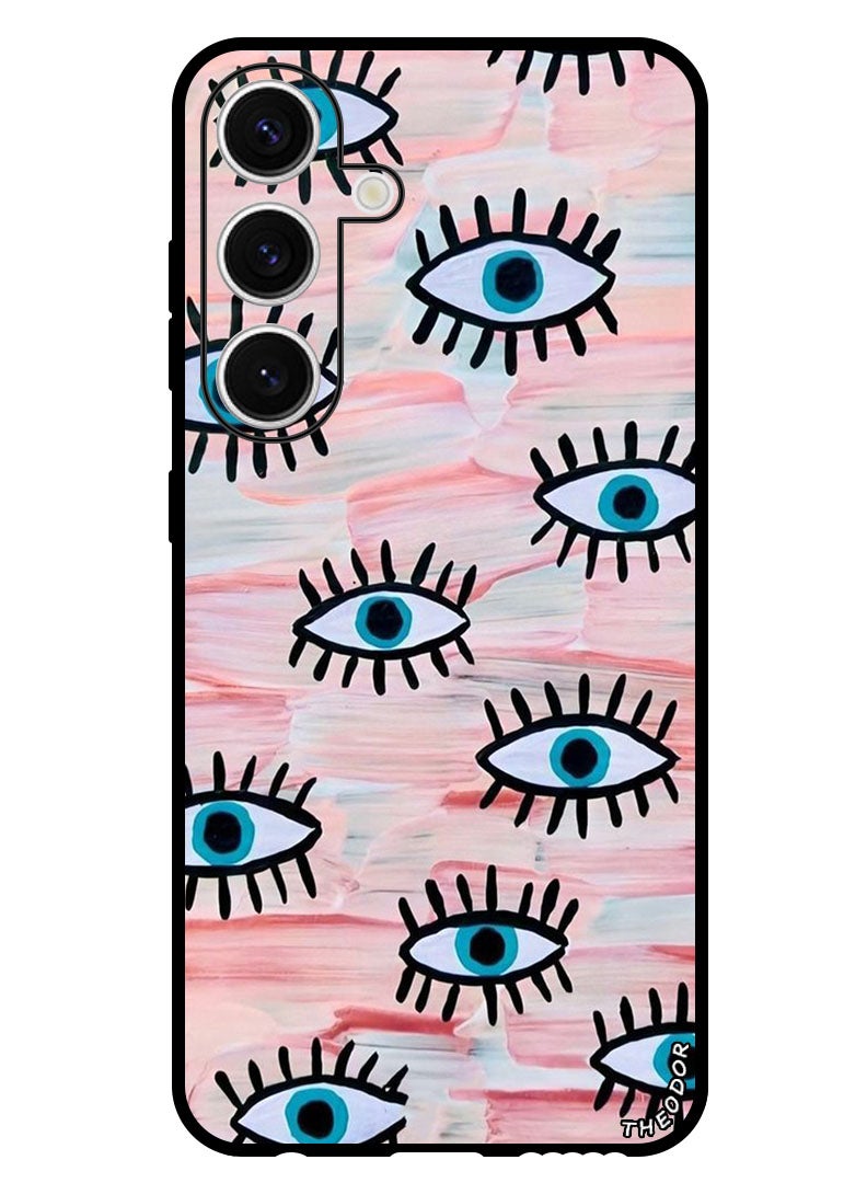 Theodor Protective Case Anti Scratch Shock Proof Bumper Cover For Samsung Galaxy S24 Plus Evil Eye - Image 1