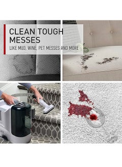 ET-LIFE Carpet Cleaner, Wired Dry & Wet Cleaner with 6 Different Brushes, for Carpet/Curtain/Car Seat/Sofa Couch, 450W, K15 White  - Image 4