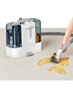 ET-LIFE Carpet Cleaner, Wired Dry & Wet Cleaner with 6 Different Brushes, for Carpet/Curtain/Car Seat/Sofa Couch, 450W, K15 White  - Image 2