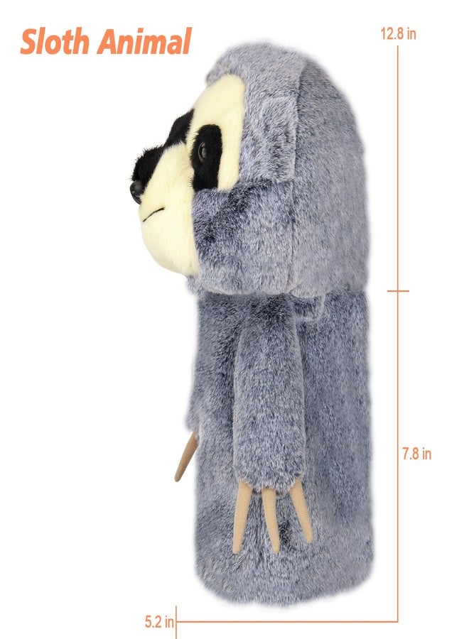 Cozion Sloth Driver Headcover for 460cc, Funny Animal Golf Club Head Cover with Plush Protection, Unique Gift for Men Women Golfers - Image 5