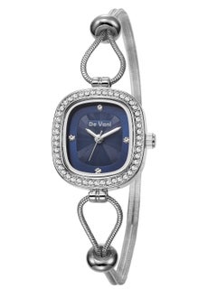 De Vani Women Watch Silver Color Flexible Band Size