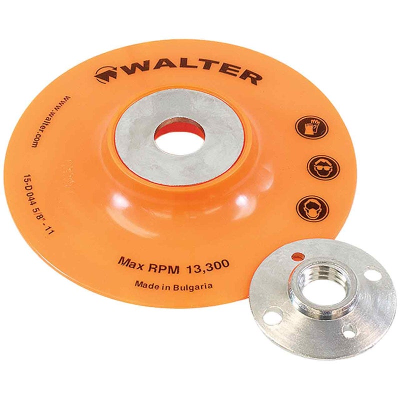 Walter Surface Technologies 15D044 Backing Pad Assembly - 4 ½ in. Sanding Disc Pad. Abrasive Wheel Pads - Image 1