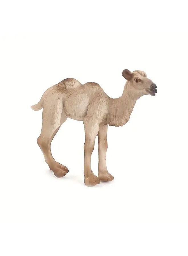Realistic Little White Camel Figurine Educational Toy For Cognitive Development Model 1311 - Image 1