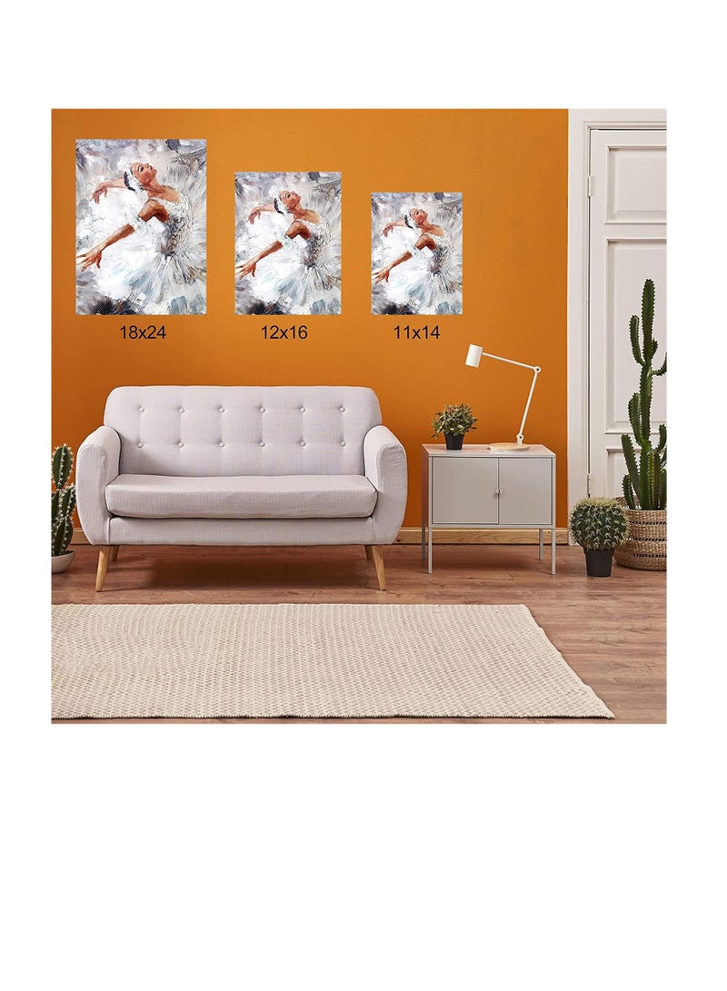 Terabyte 9-Piece Stretched Canvas Artist Painting Panel Boards White - Image 3