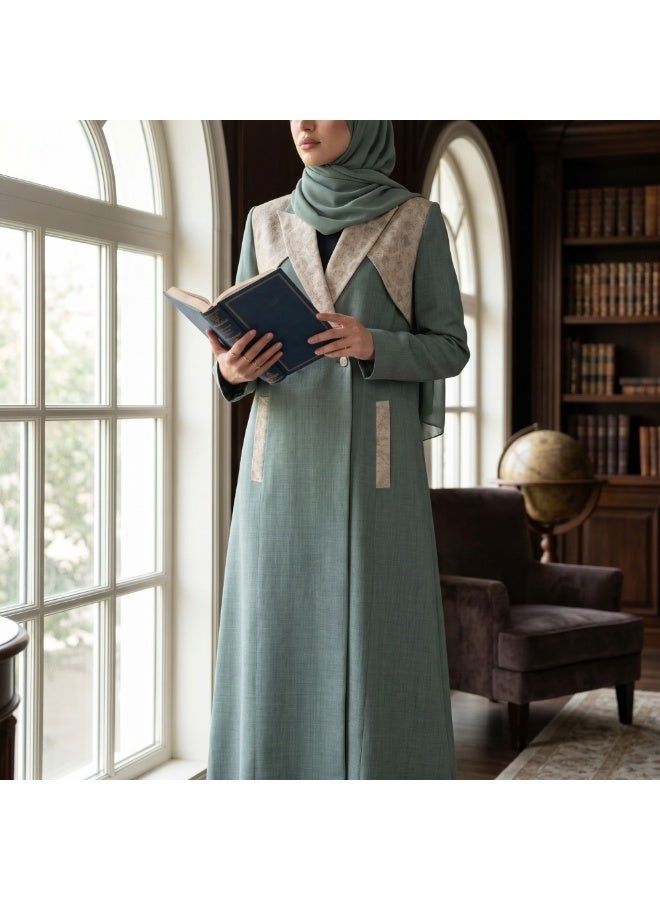 Dakakeen Concept Formal Abaya by Dakakeen Concept –  Elegant High-Quality Women’s Abaya with Refined Details for Professional, Social and Special Occasions - Image 4