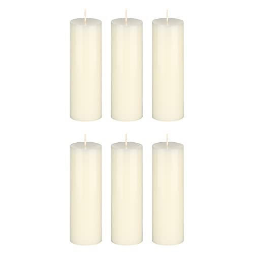 Mega Candles 6 pcs Unscented Solid Ivory Pillar Candles, Hand Poured Premium Wax Candle 2 Inch x 6 Inch, Home Décor, Spas, Weddings, Occasions, Party, Centerpieces, Holidays, Vigils, Prayers - Image 5