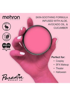 mehron Mehron Makeup Paradise Makeup AQ Pro Size | Stage & Screen, Face & Body Painting, Special FX, Beauty, Cosplay, and Halloween | Water Activated Face Paint & Body Paint 1.4 oz (40 g) (Light Pink)  - Image 2