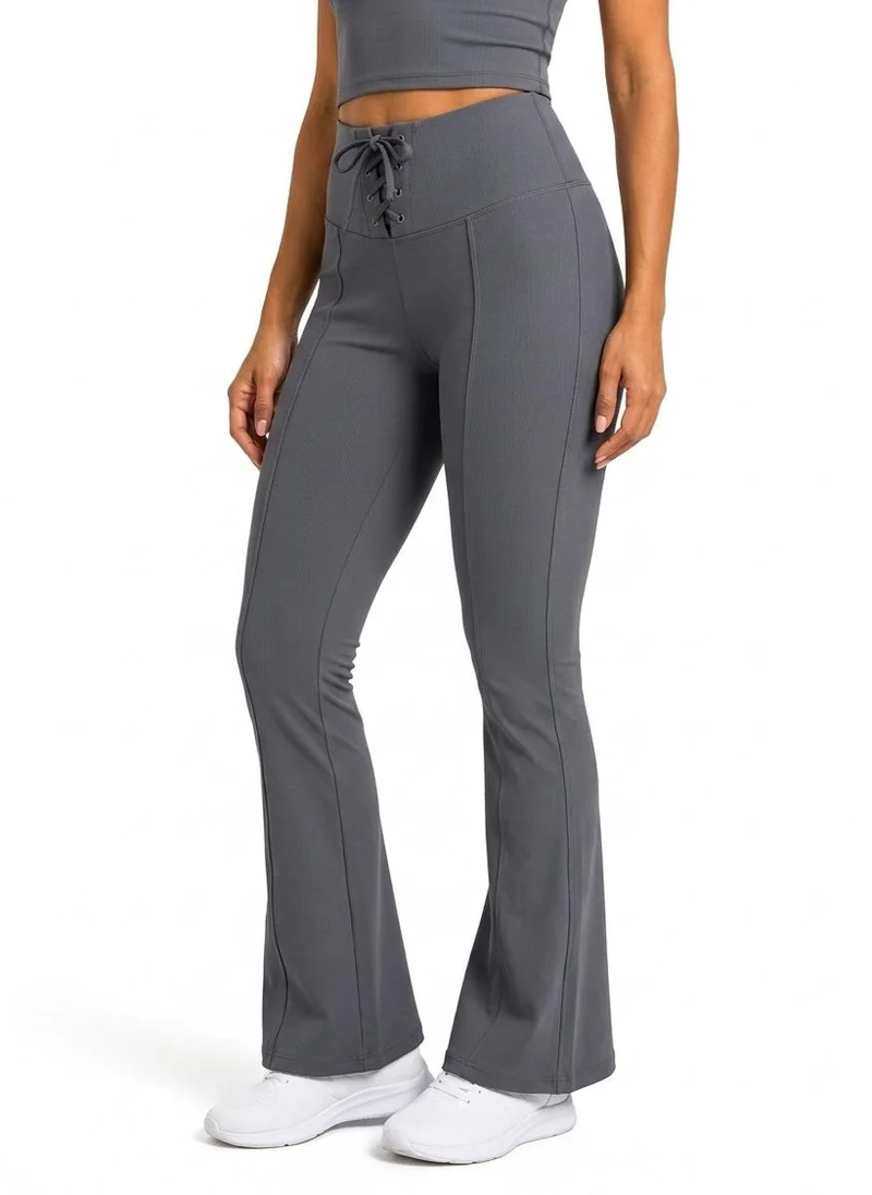 Moveletix Grey Women's Training Leggings Grey Luxe Soft for Women | Best Price UAE
