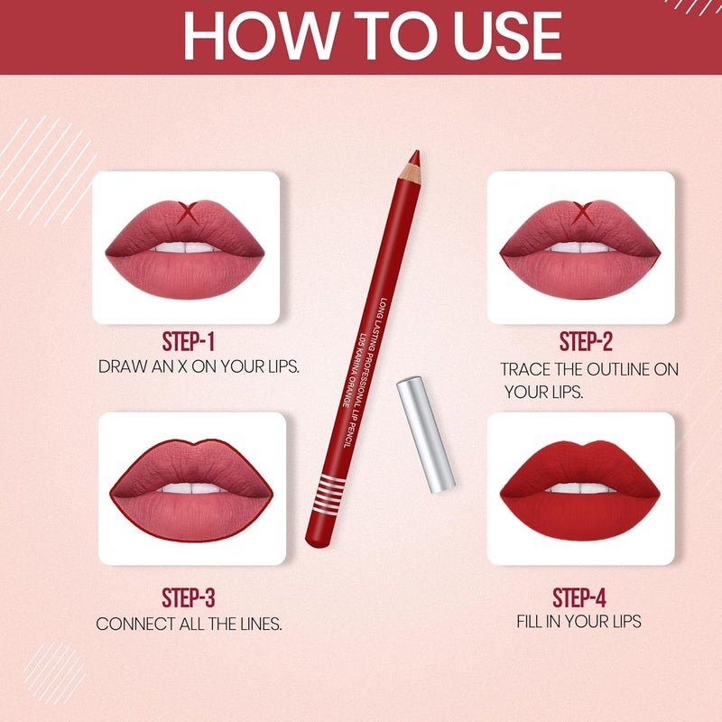 COLORS QUEEN COLORS QUEEN Lip Liner Indian Red Matte - Image 4