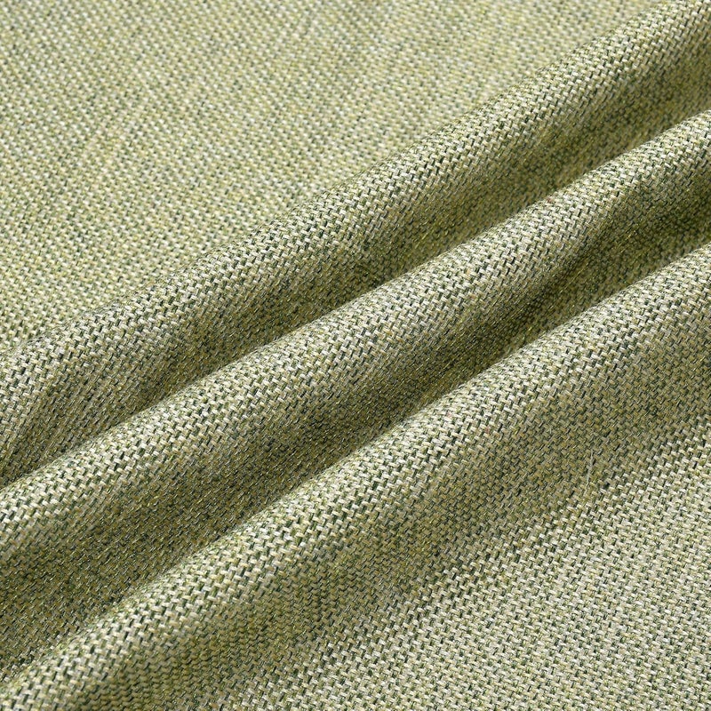 STITCHNEST ستيتشنيست ستائر جوت منسوجة، ستائر أبواب مع رباط وعينيات، عبوة من 1 (باب - 7 أقدام × 4 أقدام)، أخضر - Image 3