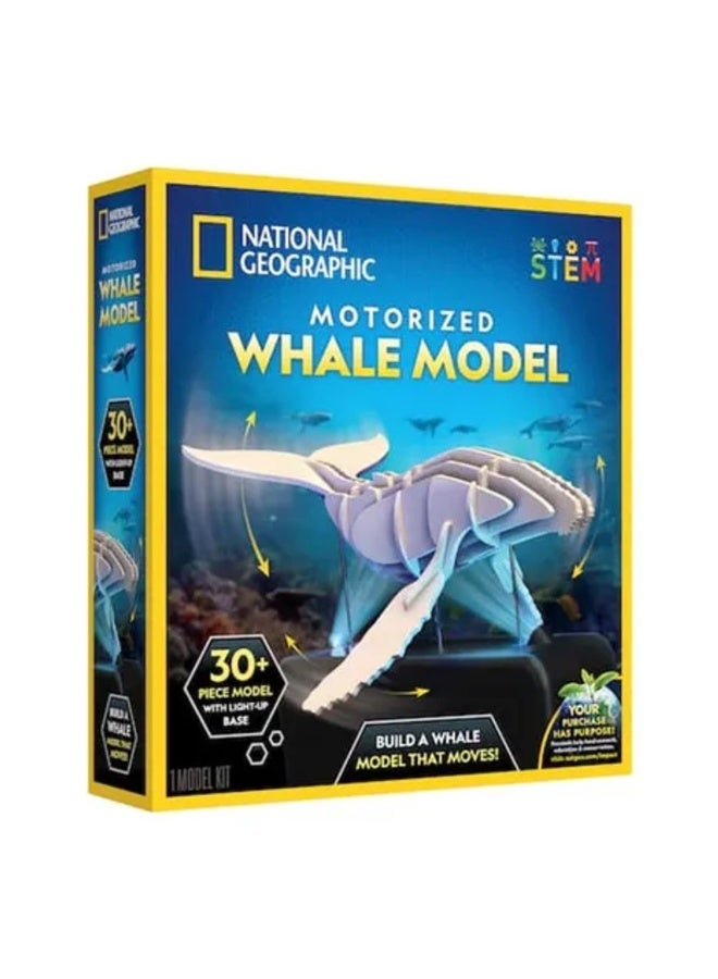 NATIONAL GEOGRAPHIC National Geographic Motorized Whale Model Kit (32 Pieces)  - Image 1