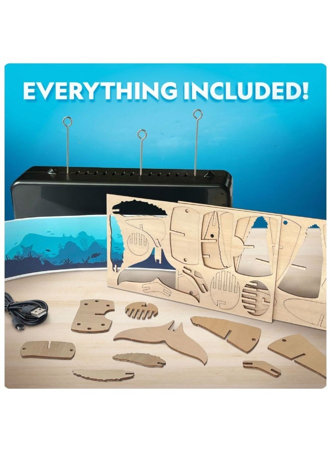 NATIONAL GEOGRAPHIC National Geographic Motorized Whale Model Kit (32 Pieces)  - Image 2