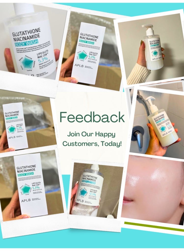 ايه بي ال بي علاج البقع الداكنة وتفاوت لون الجسم – غسول الجسم APLB Glutathione Niacinamide لتفتيح البشرة وتنعيم الملمس واستعادة الإشراقة - Image 2