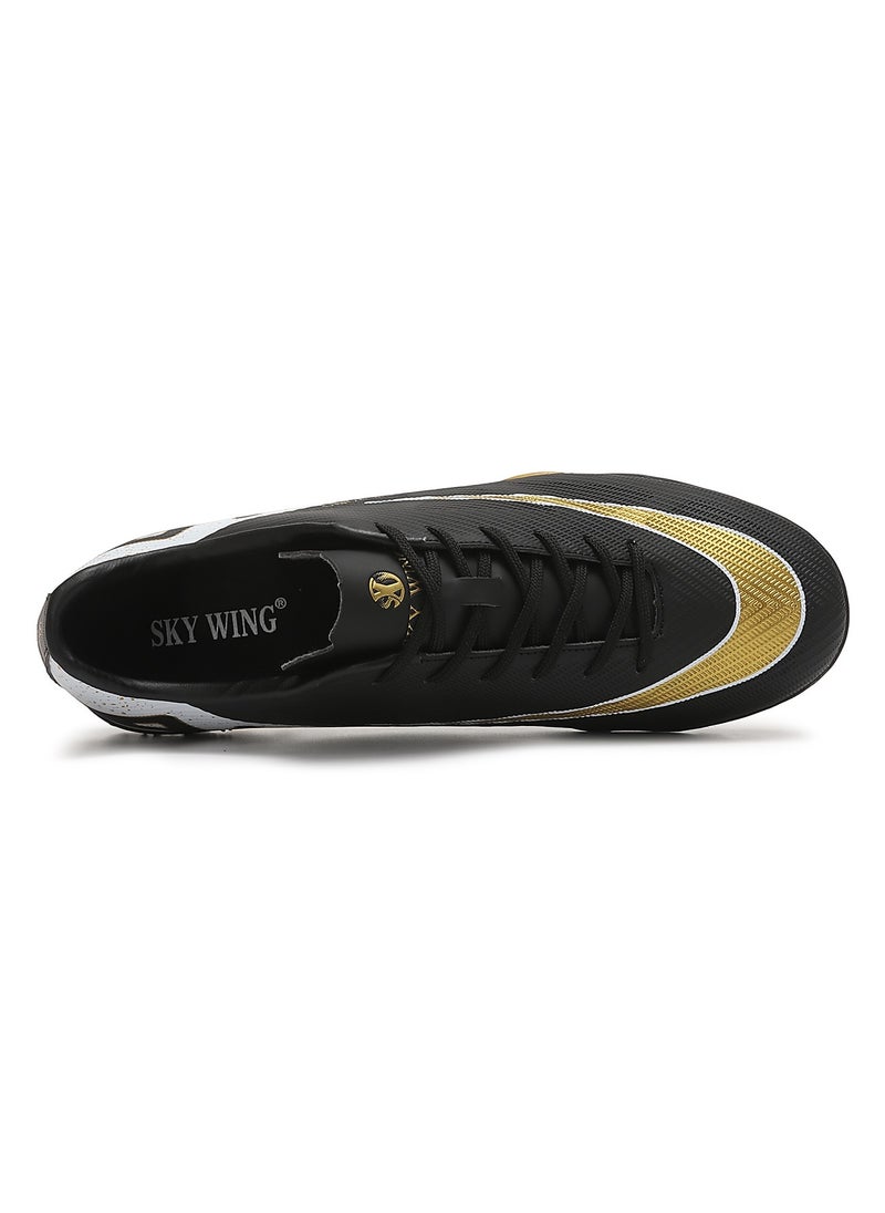 SKY WING Football Cleats For Men And Women And Kid,Indoor Outdoor Low Top Unisex Soccer Shoes Lightweight Shock Resistant Training Boots Professional Turf Shoes Sport Athletic Ground Football Boots  - Image 4