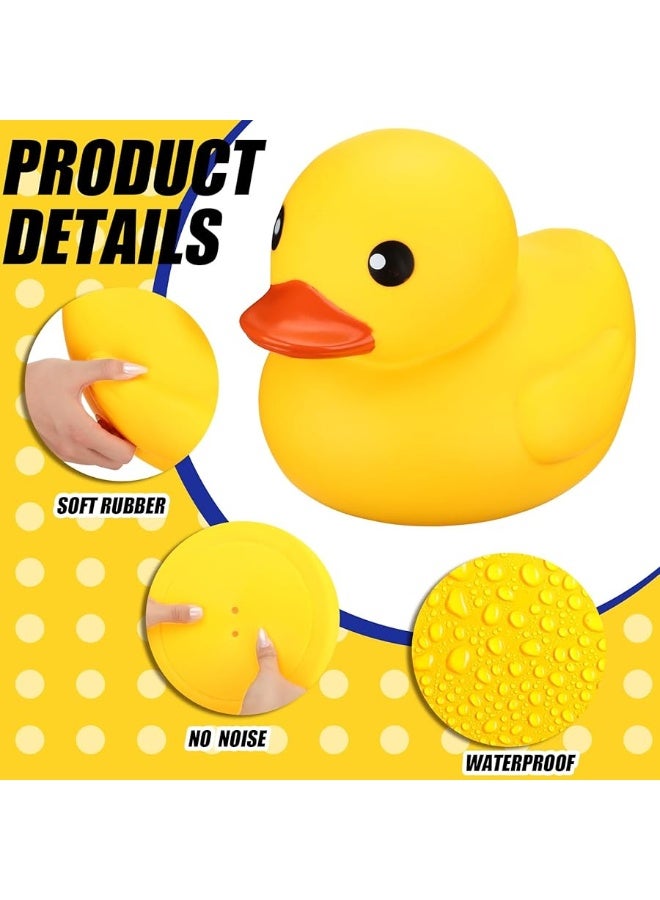 Leitee Jumbo Rubber Duck Giant Ducks Large Rubber Duck Gender Reveal Party Rubber Duck 13 Inch Duck Bath Toy for Baby Shower Birthday Party Favors (Yellow) - Image 3