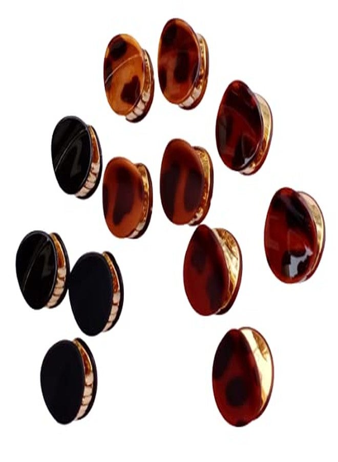 SBS Hair Claw Clutcher Plastic Small Hair Clutcher/Claw Clip For Women & Girls (Shine & Matt) Pack Of 12 Pieces - Image 5