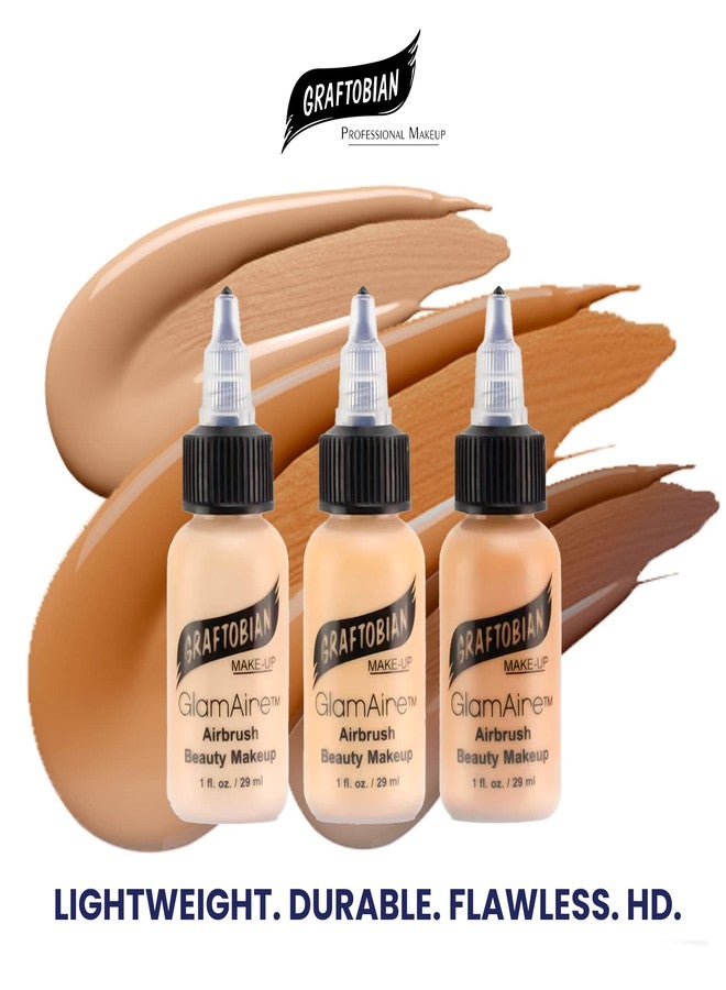 Graftobian GlamAire Airbrush Makeup by Graftobian - High Definition Airbrush Foundation, Professional Formula for Long-Lasting Wear, For Makeup Artists and Beauty Aficionados, Made in USA, Enchantress - Image 2